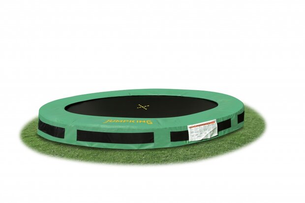 trampoline InGround Classic 2,44 meter zwart/groen