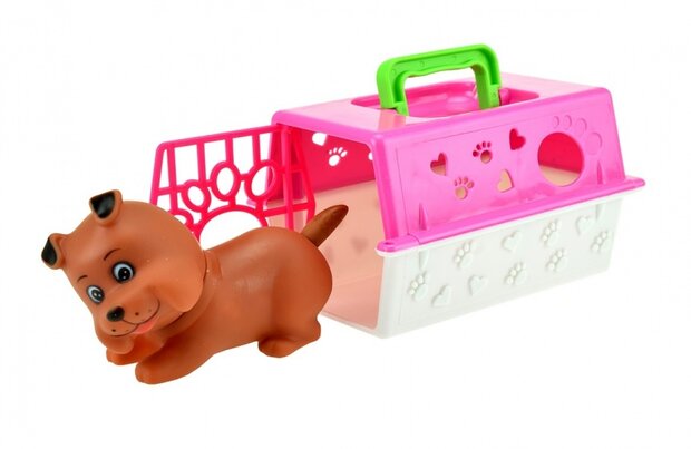 speelset Hond met bench bruin