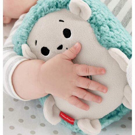Slaapzacht Egel junior pluche 16 cm blauw/beige