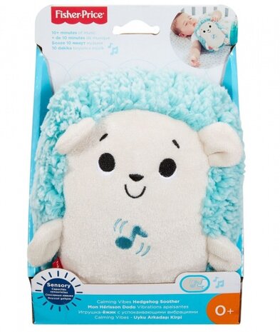 Slaapzacht Egel junior pluche 16 cm blauw/beige