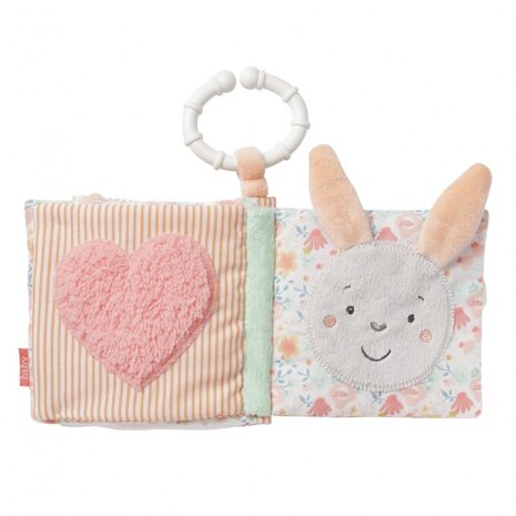 babyboekje zwaan 11 cm wit