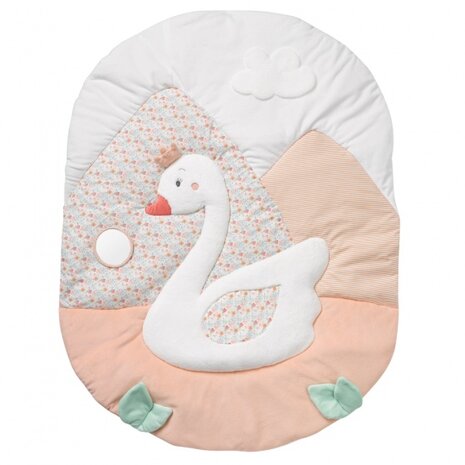 3D speelkleed Zwanenmeer 105 cm zalmroze/wit