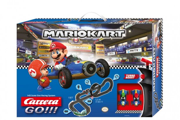 GO! racebaanset Nintendo Mario Kart&trade; 8 530 cm zwart