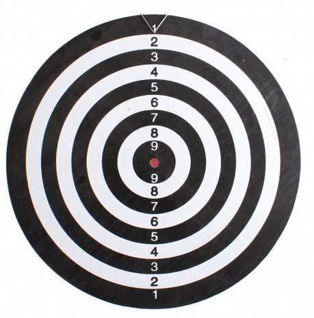 dartbord 40,5 cm met 6 pijlen