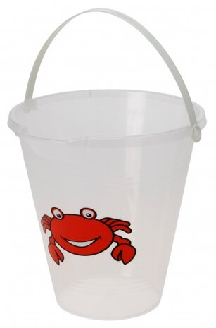 strandemmer 20 x 21 cm wit/rood