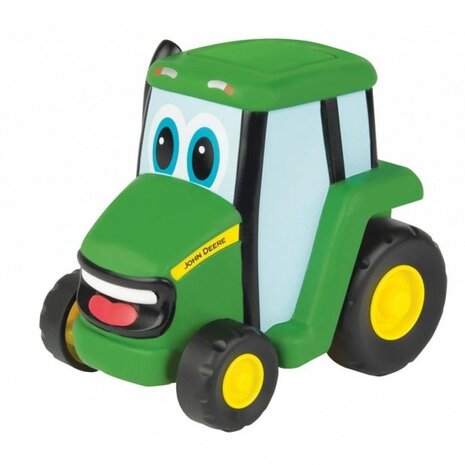 tractor John Deere Push N Roll Johnny 1:32 groen