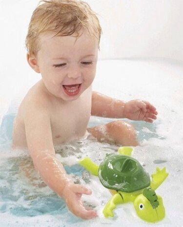 badspeelgoed zwem &amp; zing schildpad 21,5 cm groen