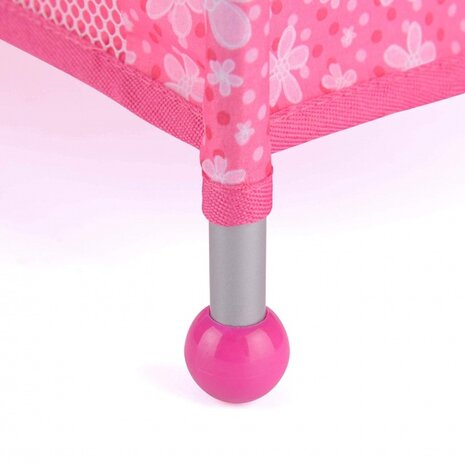 snuggles campingbedje pop 52 x 31 x 31 cm roze