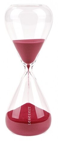 Libri_x zandloper 21 cm rood