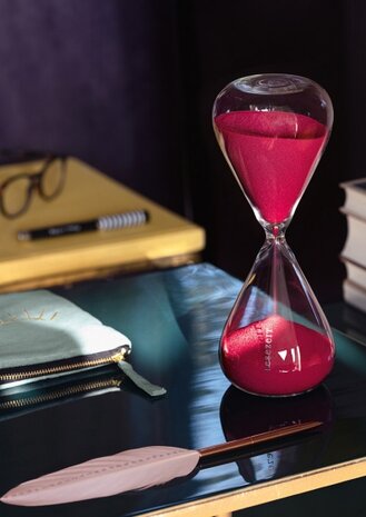 Libri_x zandloper 21 cm rood