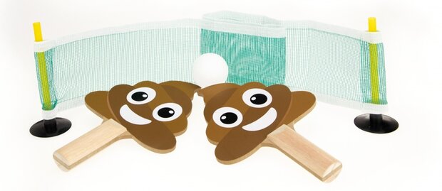 pingpongset drollen 4-delig