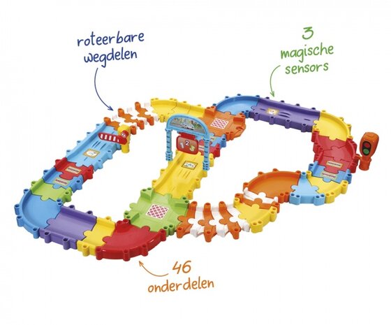 Toet Toet Auto&rsquo;s: Wegdelen Combi Deluxe speelset
