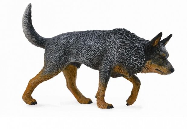 honden: Australische bouvier 9 cm donkergrijs