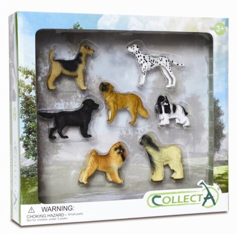 honden: speelset in giftverpakking 7-delig retriever