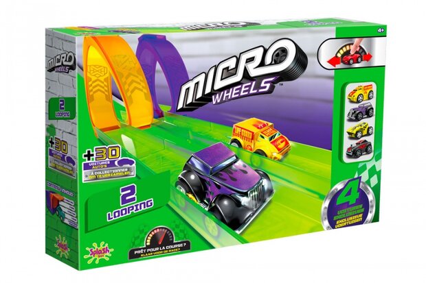 Micro Wheels racebaanset 14-delig