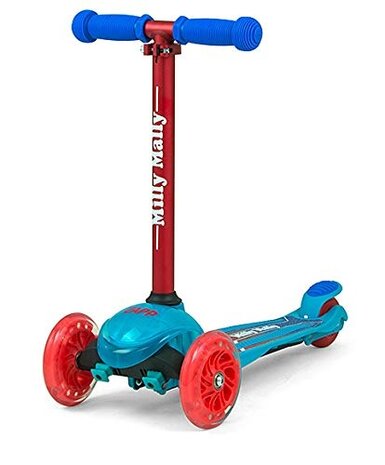 kinderstep Zapp Scooter Coral junior blauw/rood