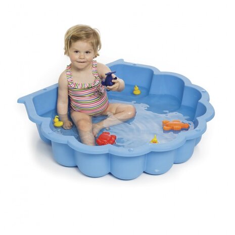 zandbak Schelp 87 x 78 x 18 cm  blauw