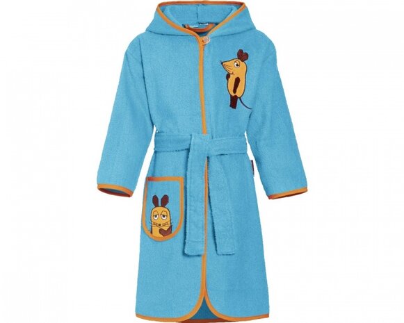 badjas muis aqua junior maat 122/128