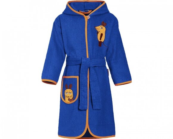 badjas muis blauw junior maat 122/128