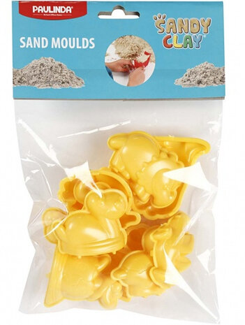 zandvormpjes Dino&#039;s geel 10 stuks