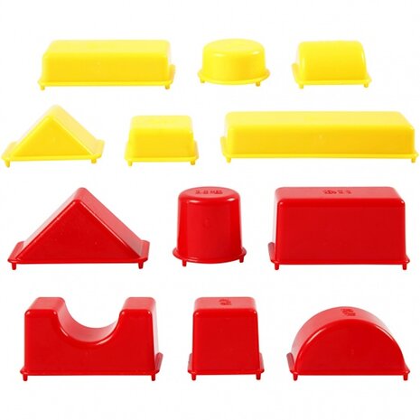 zandvormpjes 36 stuks multicolor