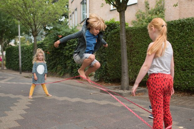 springelastiek 300 cm rood