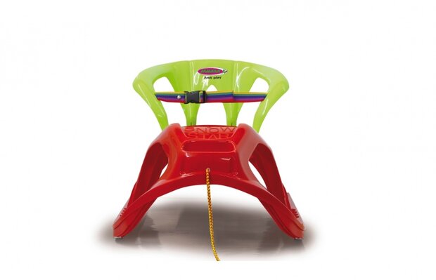 Snow Star slee met rugleuning rood 90 cm