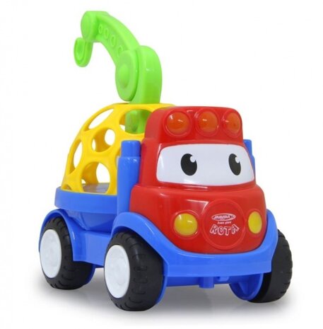 vrachtwagen met kraan 21 cm multicolor