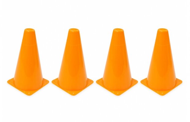 pionnen Traffic 10 x 17 cm oranje 4 stuks