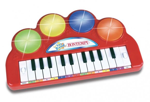 keyboard Magic Light 22 toetsen rood 28 cm