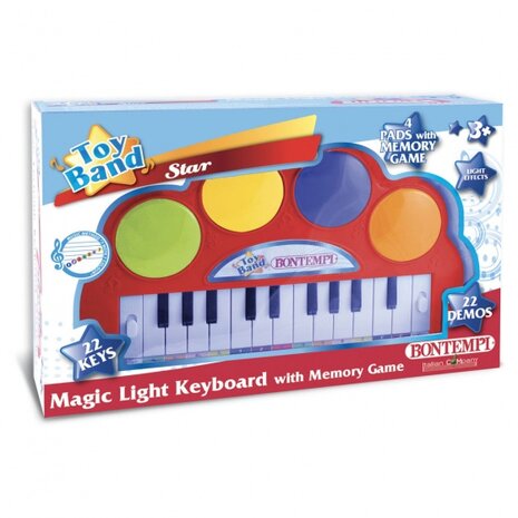 keyboard Magic Light 22 toetsen rood 28 cm