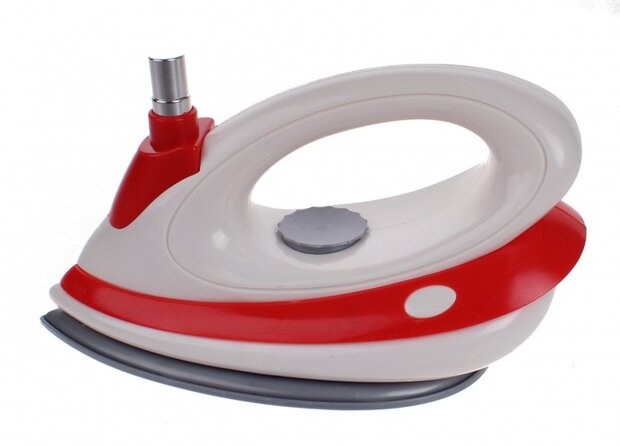 speelgoed strijkijzer junior rood/wit 16 cm