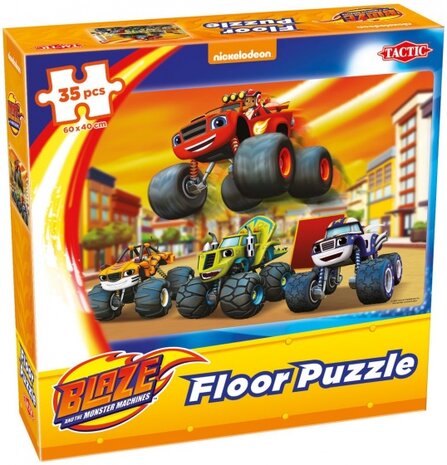 vloerpuzzel Nickelodeon Blaze 60 x 40 cm 35-delig