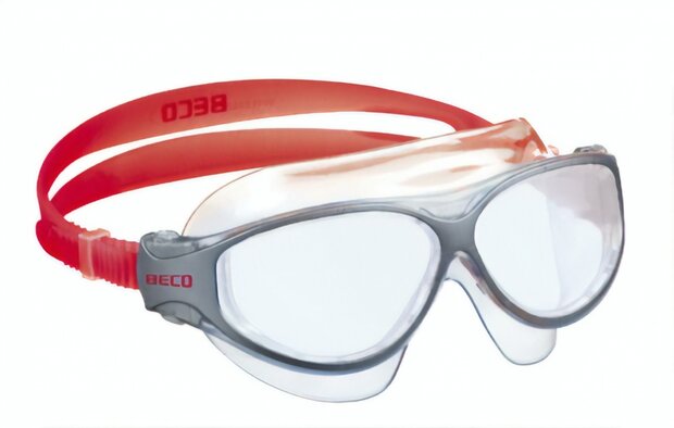 zwembril Natal panorama junior grijs/rood one-size