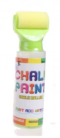 stoepkrijfverf roller 15 cm groen
