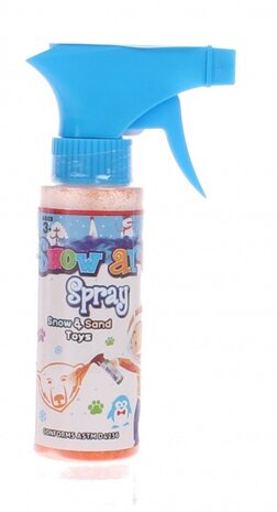 stoepkrijtverf voor sneeuw en zand spray 15 cm oranje