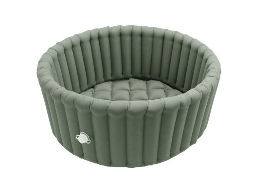 Opblaasbare ballenbak groengrijs 90 cm