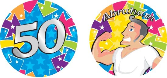 onderzetters Abraham 10 stuks multicolor