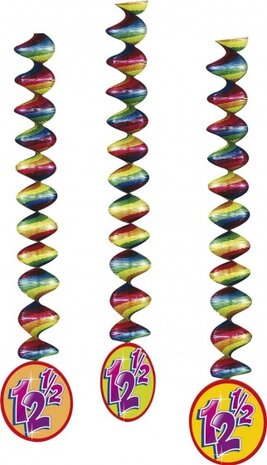 feestlinten &#039;&#039;12,5&#039;&#039; 75 cm 3 stuks