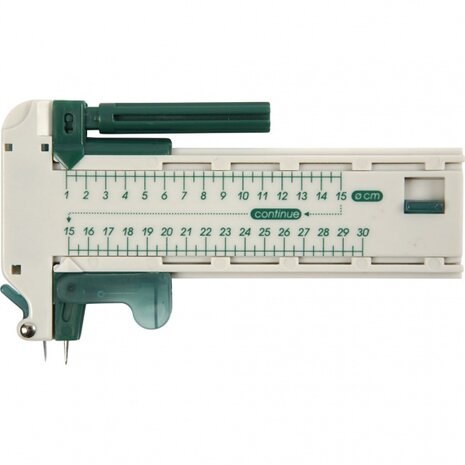 Cirkelsnijder 7,5 cm wit/groen