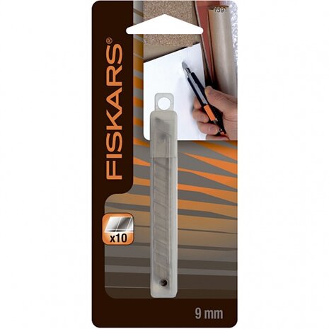 Reservemes 9 mm staal 10 stuks