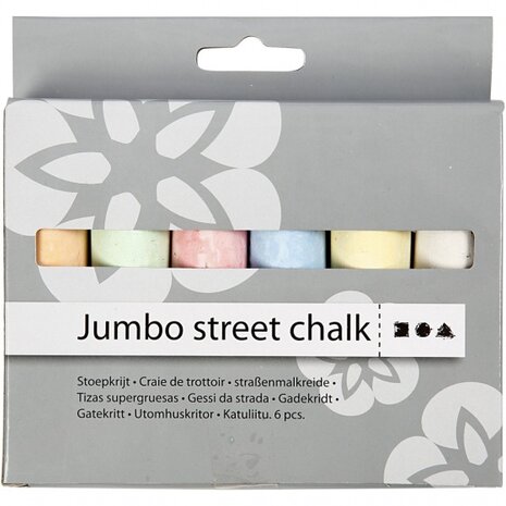 stoepkrijt 6 stuks