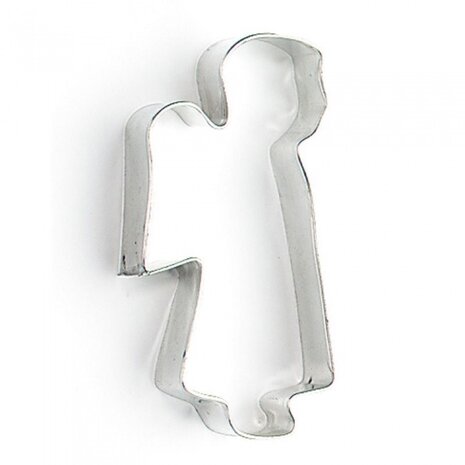 uitsteekvorm engel 8 x 4 x 2 cm blank staal