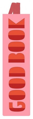 boekenlegger roze/rood 17,5 cm
