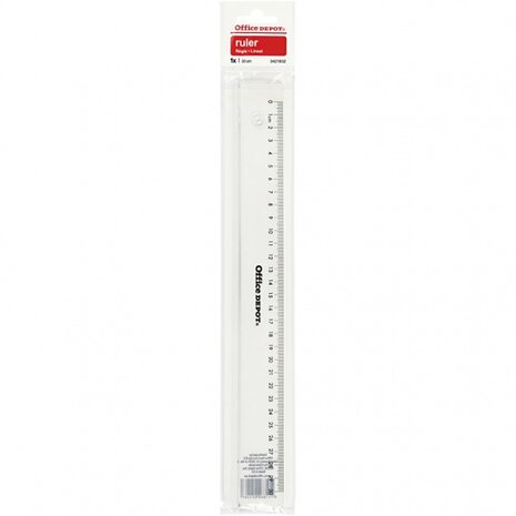 liniaal wit 30 cm