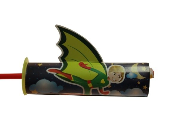 papieren jojo superheldin groen