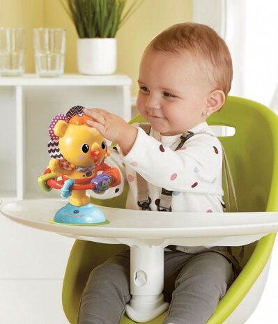 draai en dans leeuw geel 22 cm