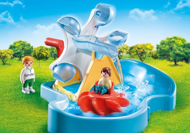 1, 2, 3 - Waterrad met carrousel (70268)