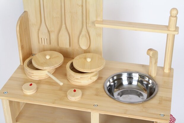 speelgoedkeuken hout 53x22x77 cm