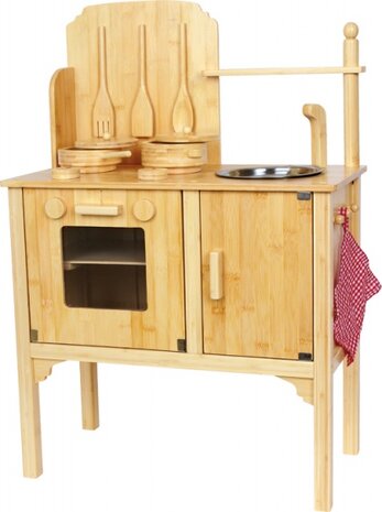 speelgoedkeuken hout 53x22x77 cm